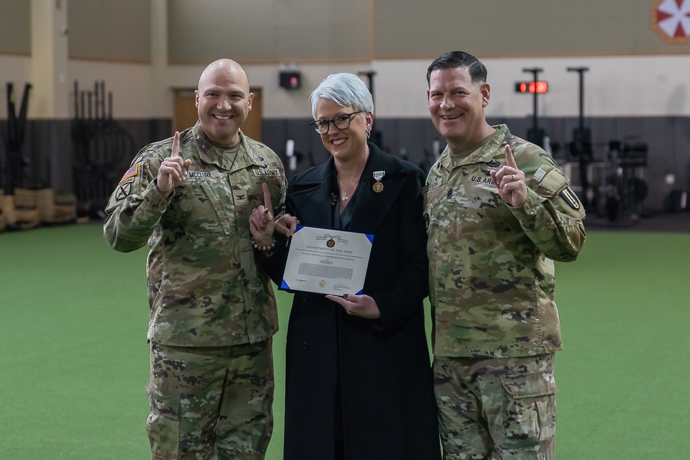 Command Sgt. Major High Relinquishment of Responsibility Ceremony