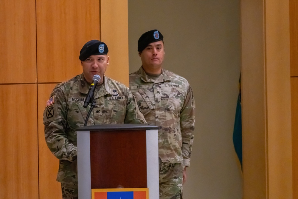 Command Sgt. Major High Relinquishment of Responsibility Ceremony