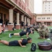 1st Signal Brigade Soldiers doing ACFT