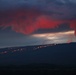Mauna Loa eruption from USAG Pohakuoa Training Area
