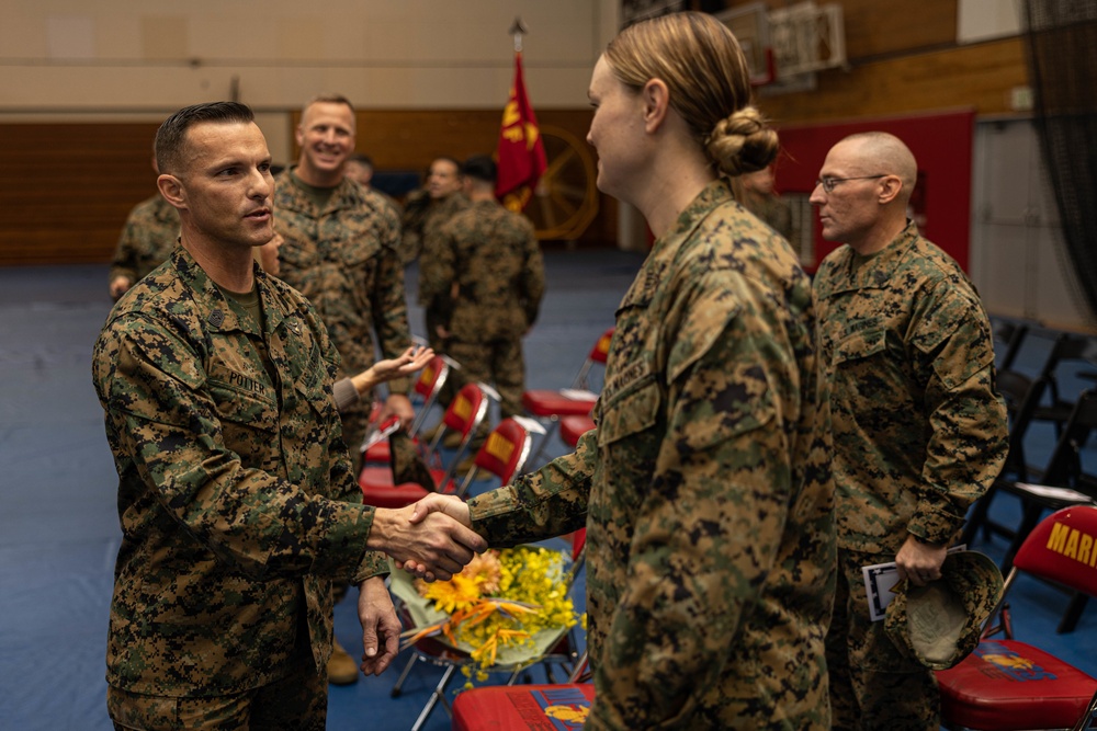 9th Engineer Support Battalion Sgt. Maj. David Potter Relief Ceremony