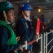 USS Ronald Reagan (CVN 76) conducts fueling-at-sea with USS Shiloh