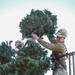 Seabees put up Christmas Tree