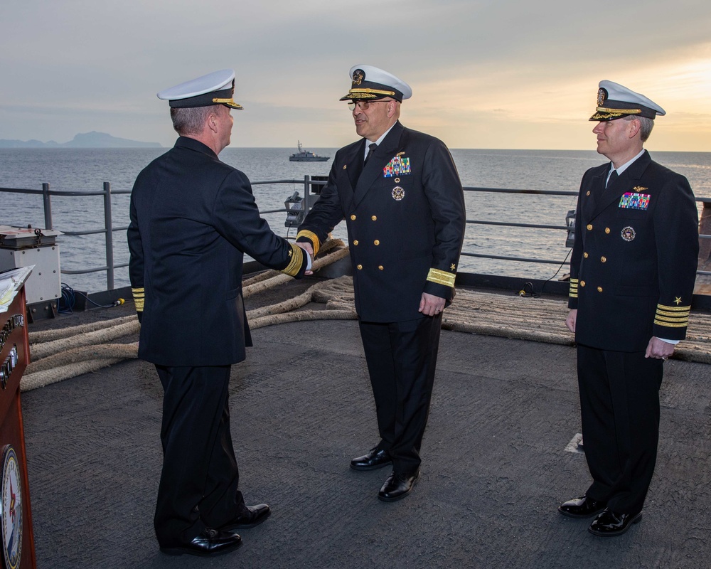 USS George H.W. Bush Reception