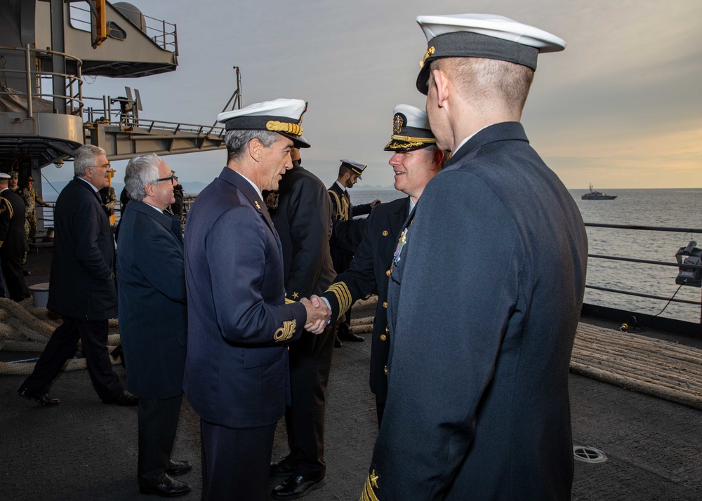 USS George H.W. Bush Reception