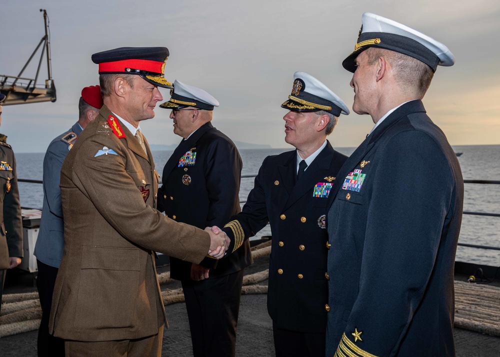 USS George H.W. Bush Reception