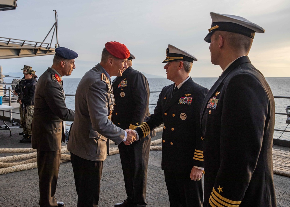 USS George H.W. Bush Reception