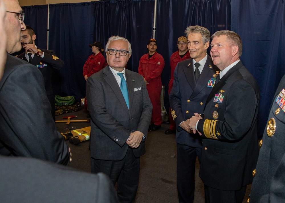 USS George H.W. Bush Reception