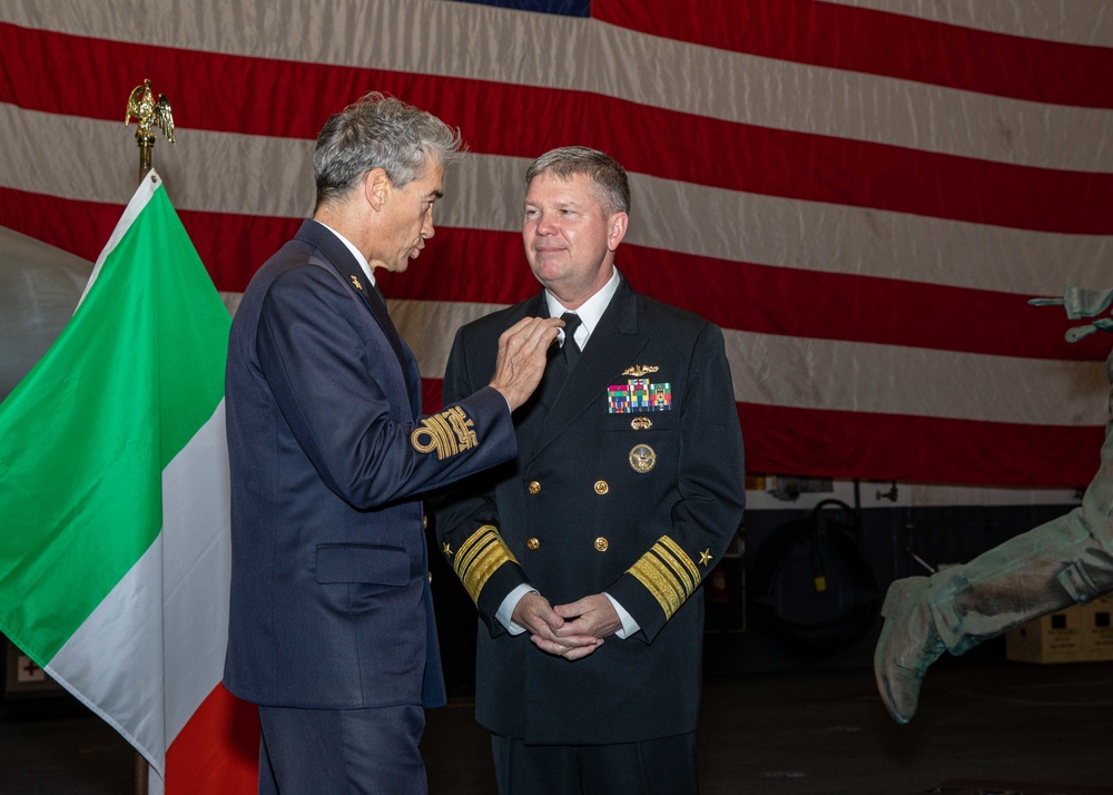 USS George H.W. Bush Reception