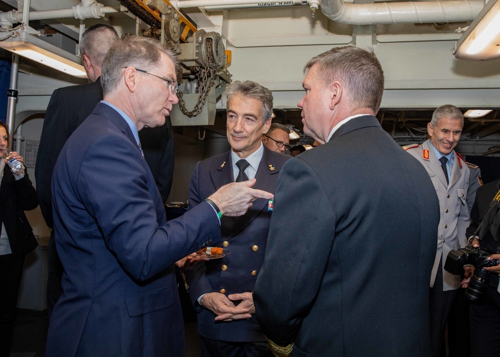 USS George H.W. Bush Reception