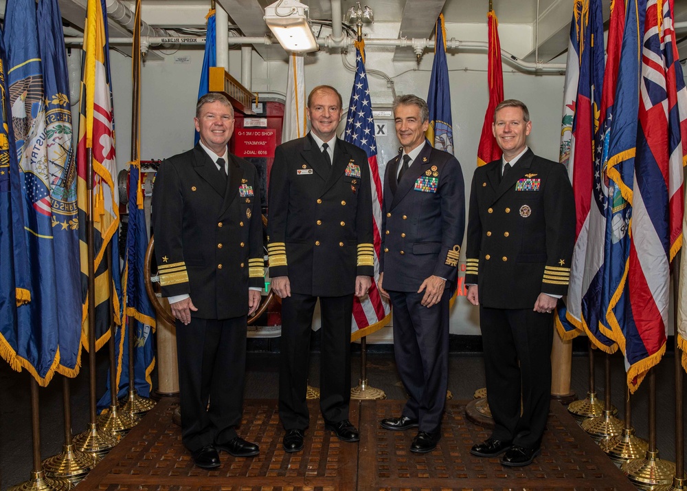 USS George H.W. Bush Reception