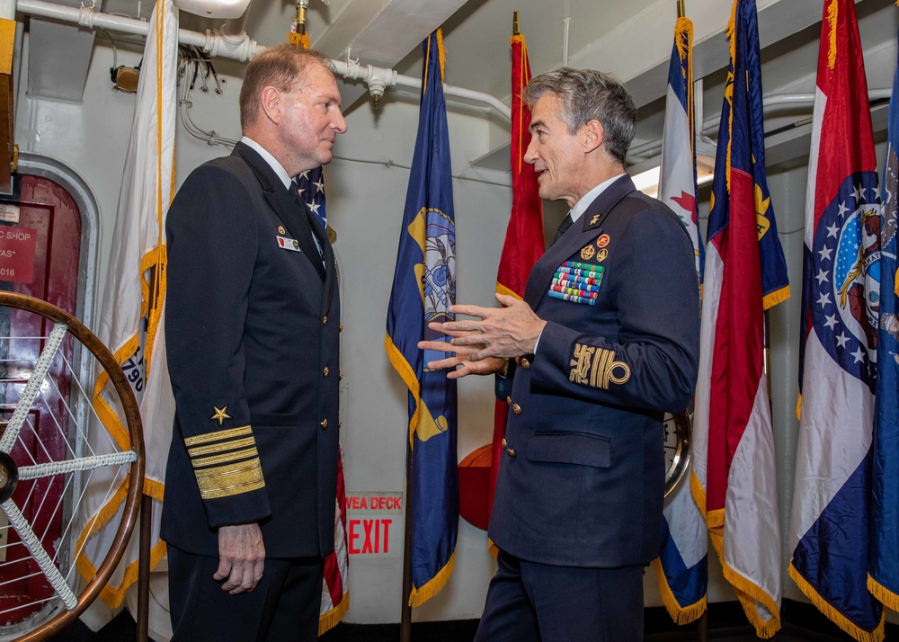 USS George H.W. Bush Reception