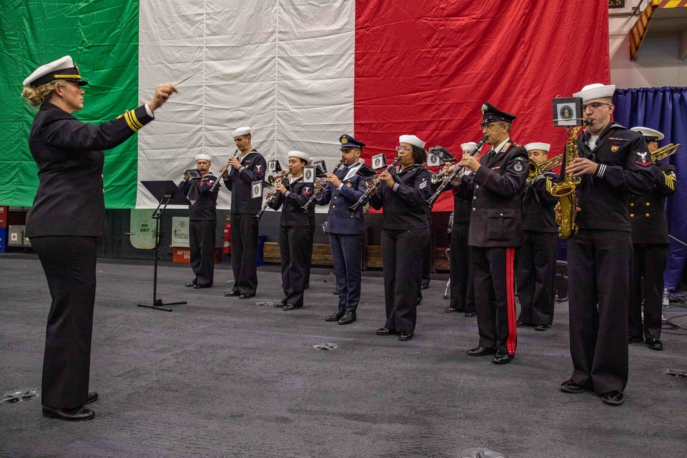 USS George H.W. Bush Reception