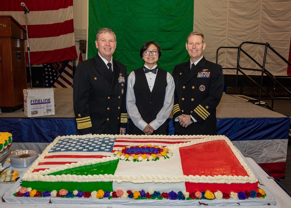 USS George H.W. Bush Reception