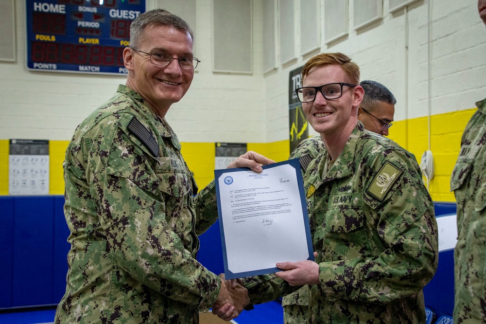 NSA Souda Bay Frocking Ceremony November 2022