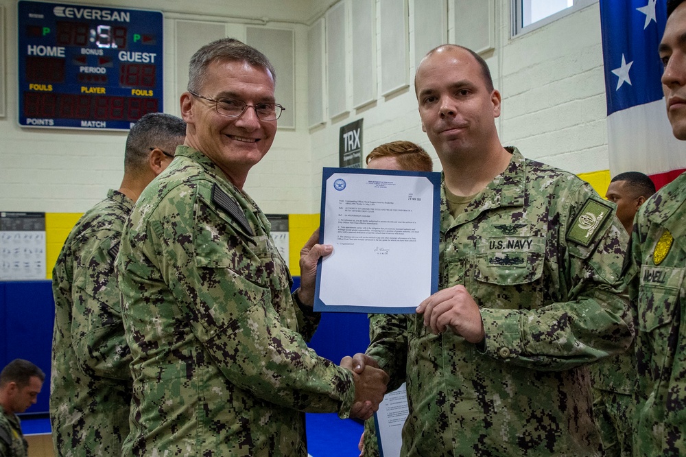 NSA Souda Bay Frocking Ceremony November 2022