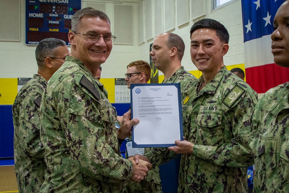 NSA Souda Bay Frocking Ceremony November 2022