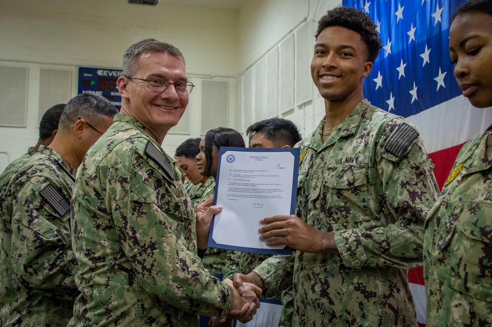 NSA Souda Bay Frocking Ceremony November 2022