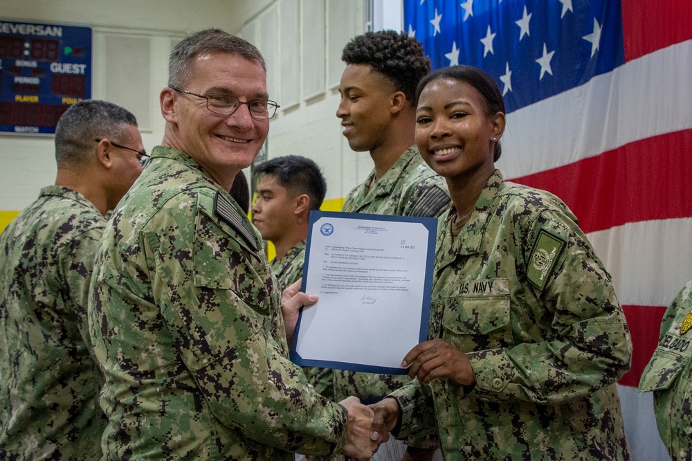 NSA Souda Bay Frocking Ceremony November 2022