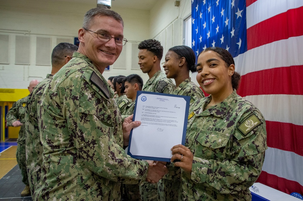 NSA Souda Bay Frocking Ceremony November 2022