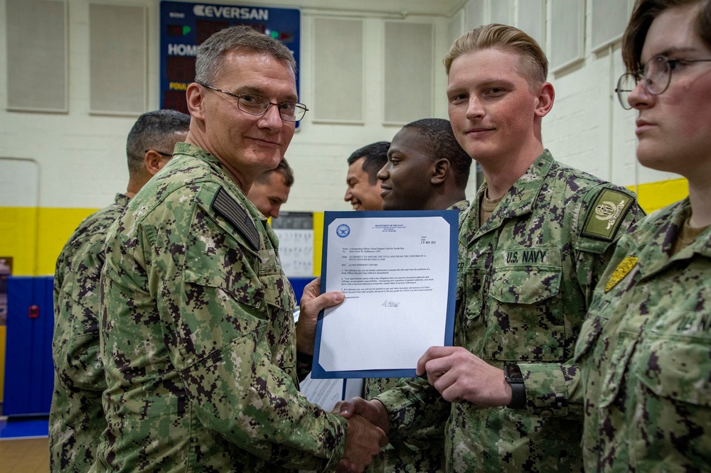 NSA Souda Bay Frocking Ceremony November 2022