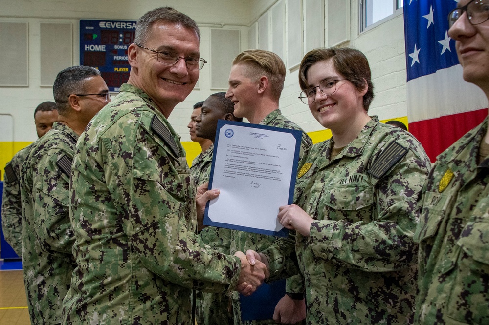 NSA Souda Bay Frocking Ceremony November 2022