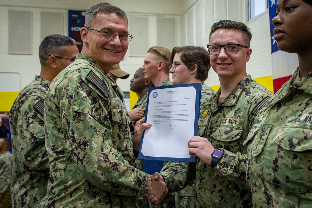 NSA Souda Bay Frocking Ceremony November 2022