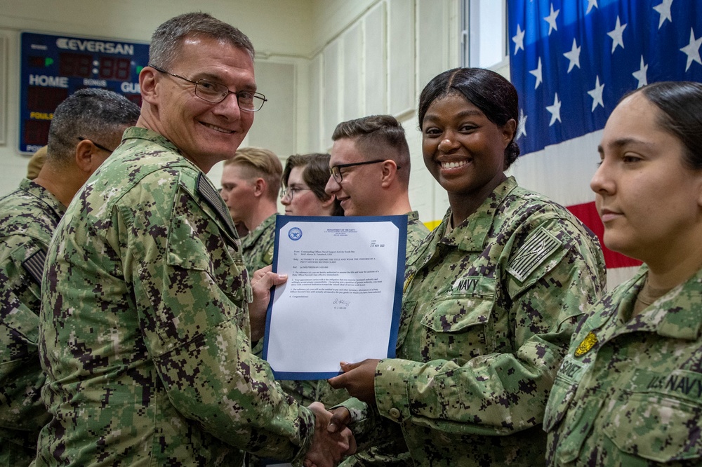 NSA Souda Bay Frocking Ceremony November 2022