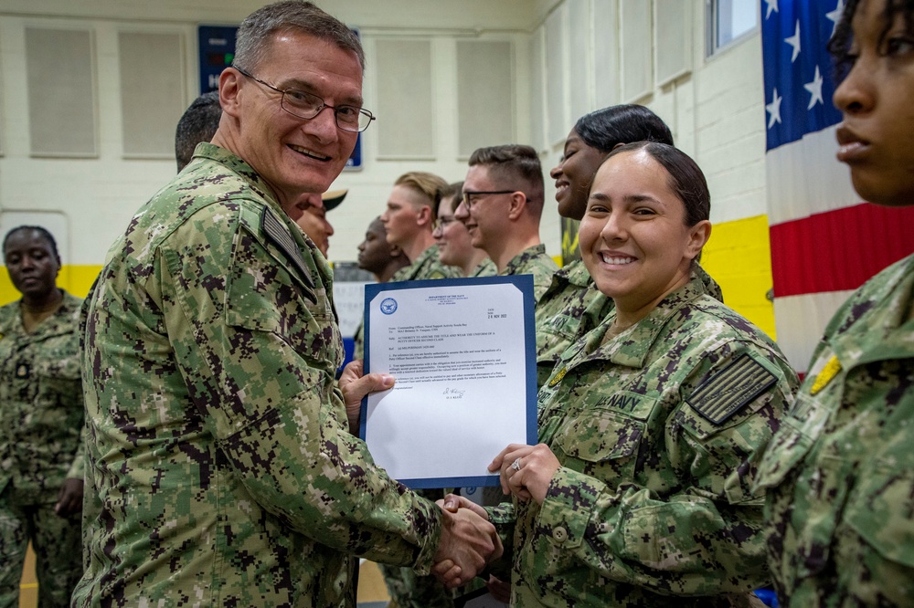 NSA Souda Bay Frocking Ceremony November 2022