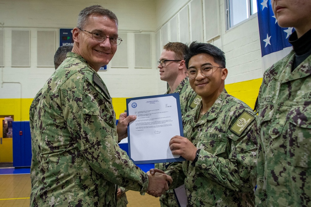 NSA Souda Bay Frocking Ceremony November 2022