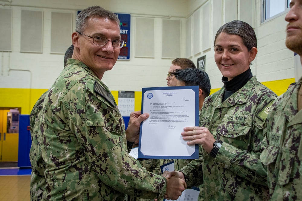 NSA Souda Bay Frocking Ceremony November 2022