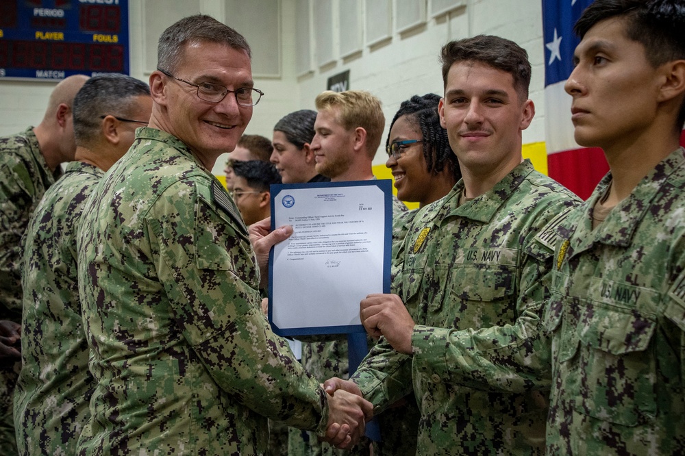 NSA Souda Bay Frocking Ceremony November 2022