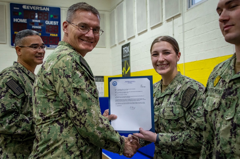 NSA Souda Bay Frocking Ceremony November 2022