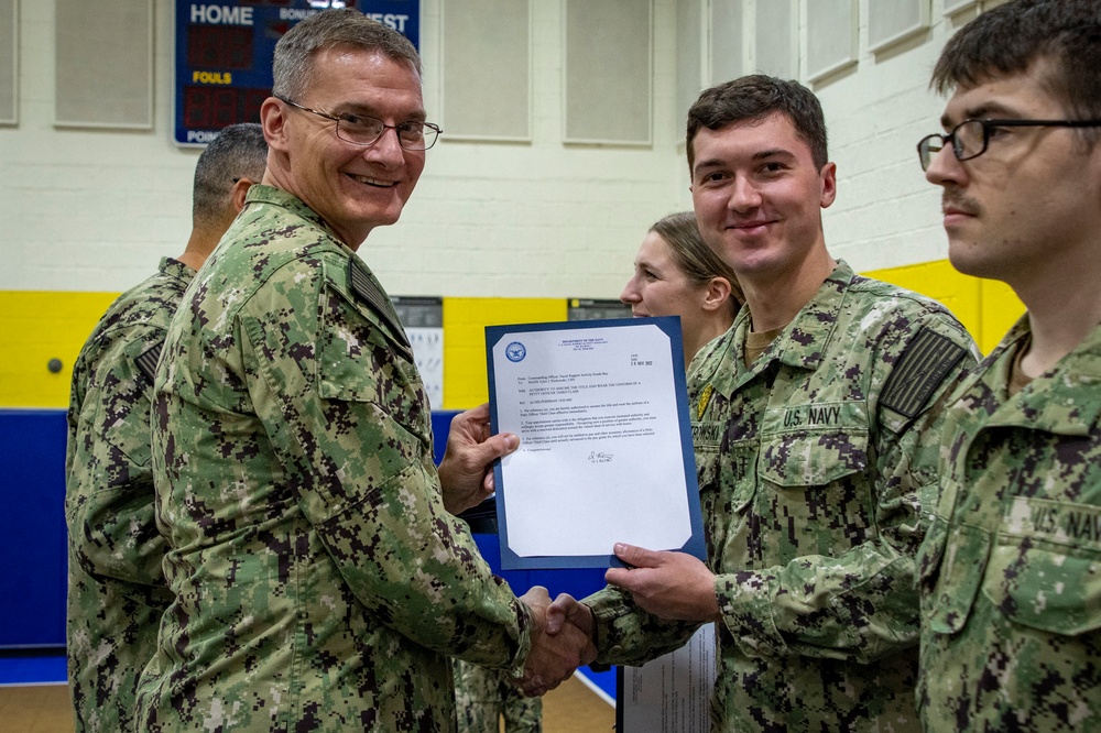 NSA Souda Bay Frocking Ceremony November 2022