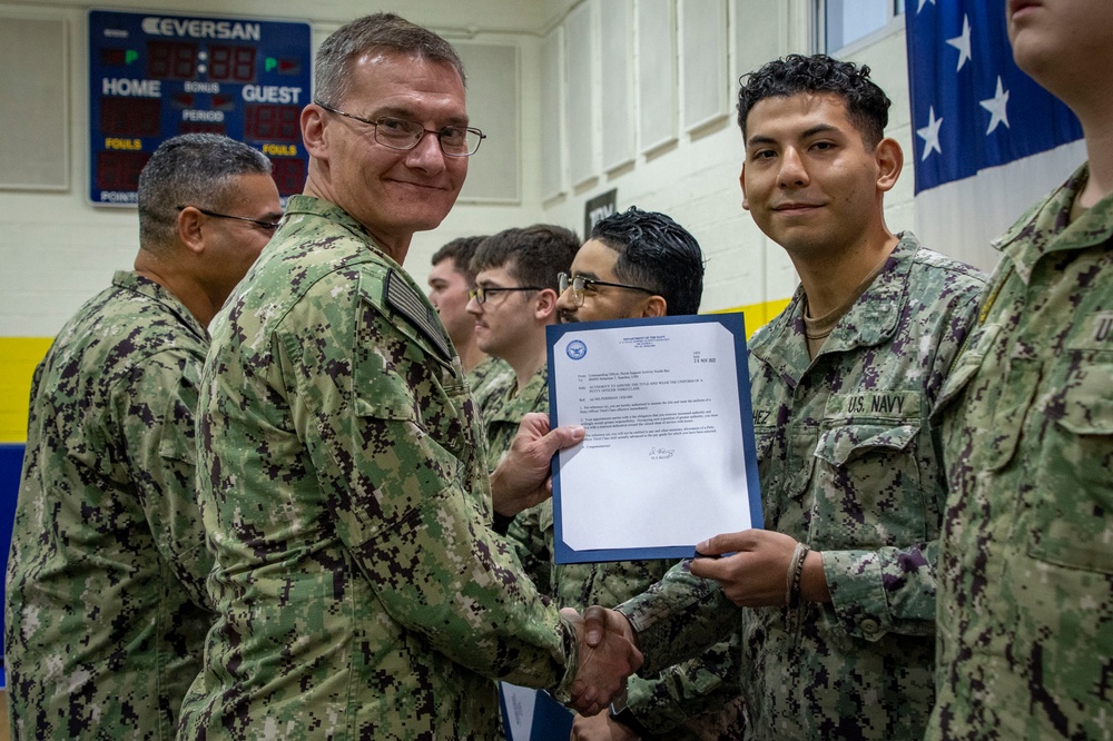 NSA Souda Bay Frocking Ceremony November 2022