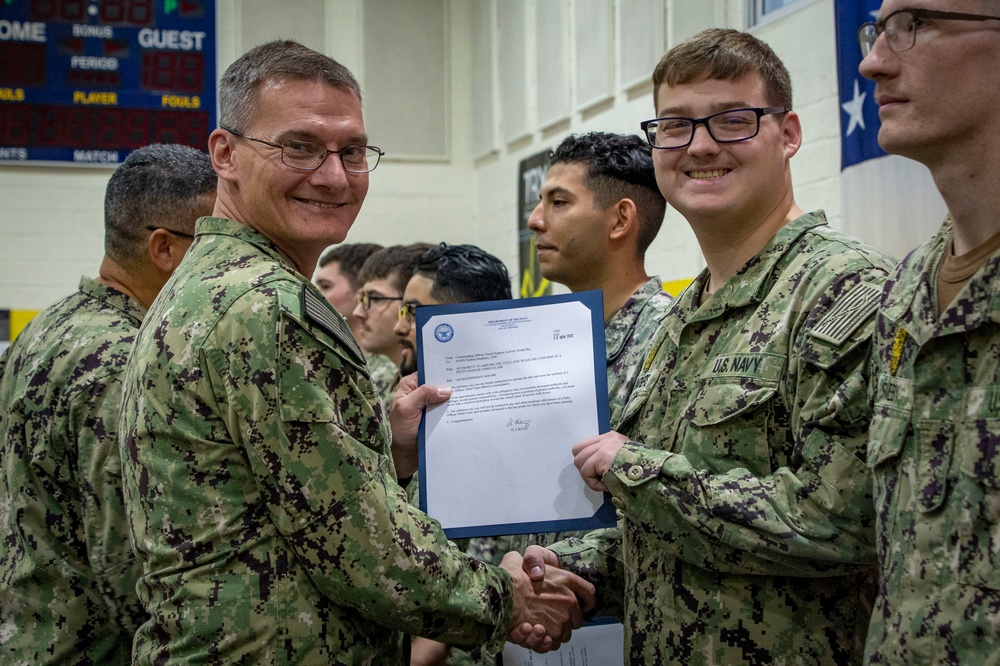 NSA Souda Bay Frocking Ceremony November 2022