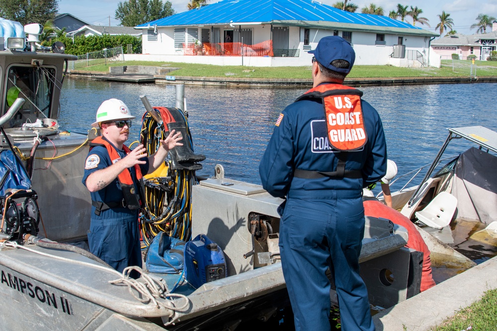 USCG Oversees Hurricane Ian Boat Operations