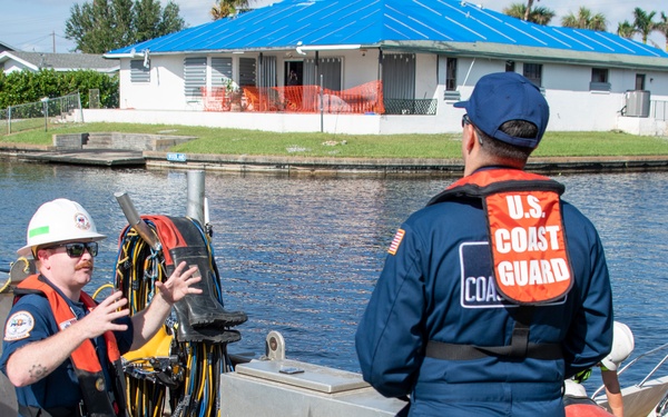 USCG Oversees Hurricane Ian Boat Operations