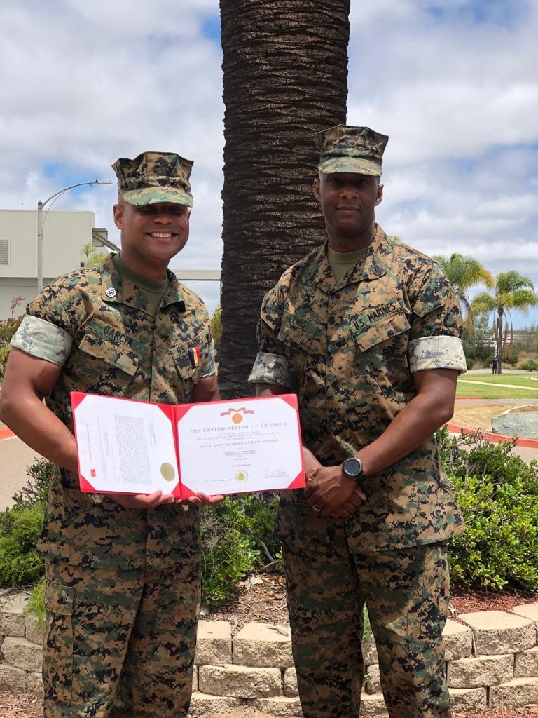 Detachment Commander awarded for actions in Mauritania