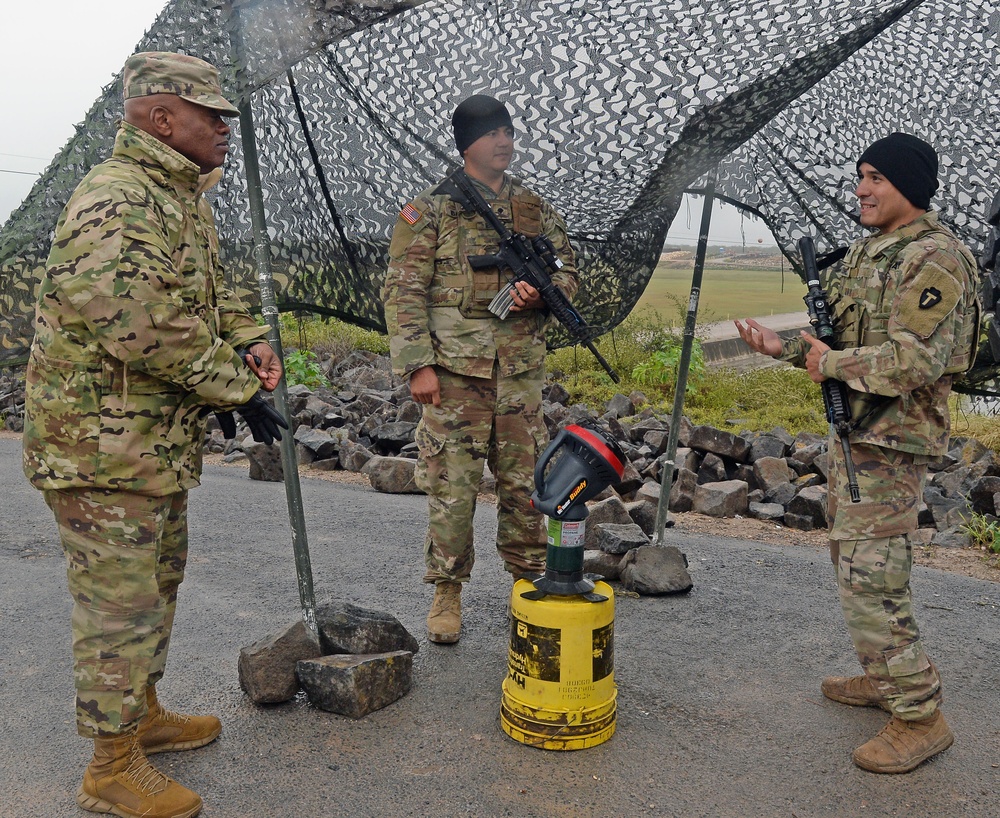 NGB leadership visits Texas National Guard troops on the border