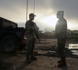 NGB leadership visits Texas National Guard troops on the border