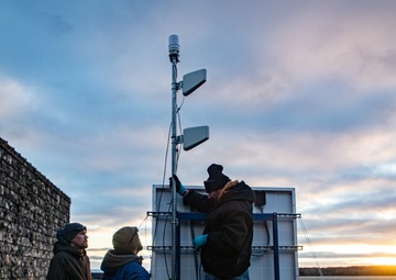 ERDC Researchers Set Experiment for Paint Type Testing, Weather Observation Tower on Treat Island, ME