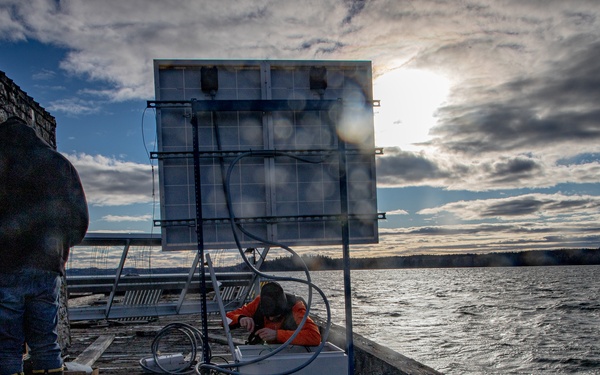 ERDC Researchers Set Experiment for Paint Type Testing, Weather Observation Tower on Treat Island, ME
