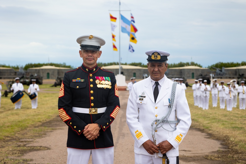 Lt. Gen. Bellon Attends Argentine Marine Corps Birthday