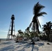 Crews Work to Repair the Sanibel Lighthouse Damaged by Hurricane Ian