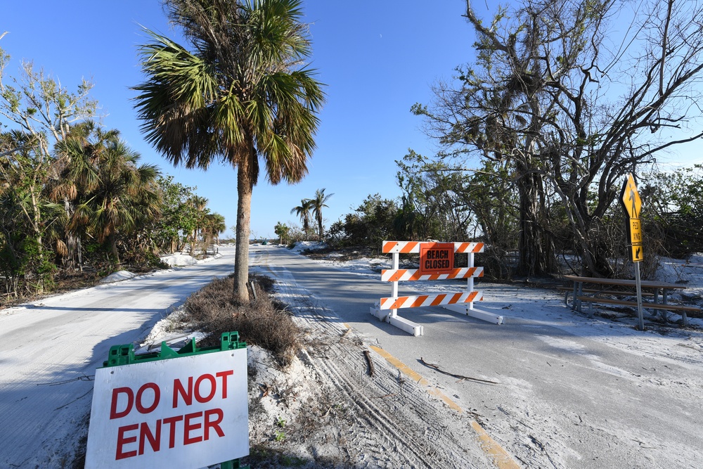 Beaches Remain Closed Months After Hurricane Ian Tore Through the Area