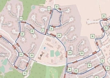Santa Run Map