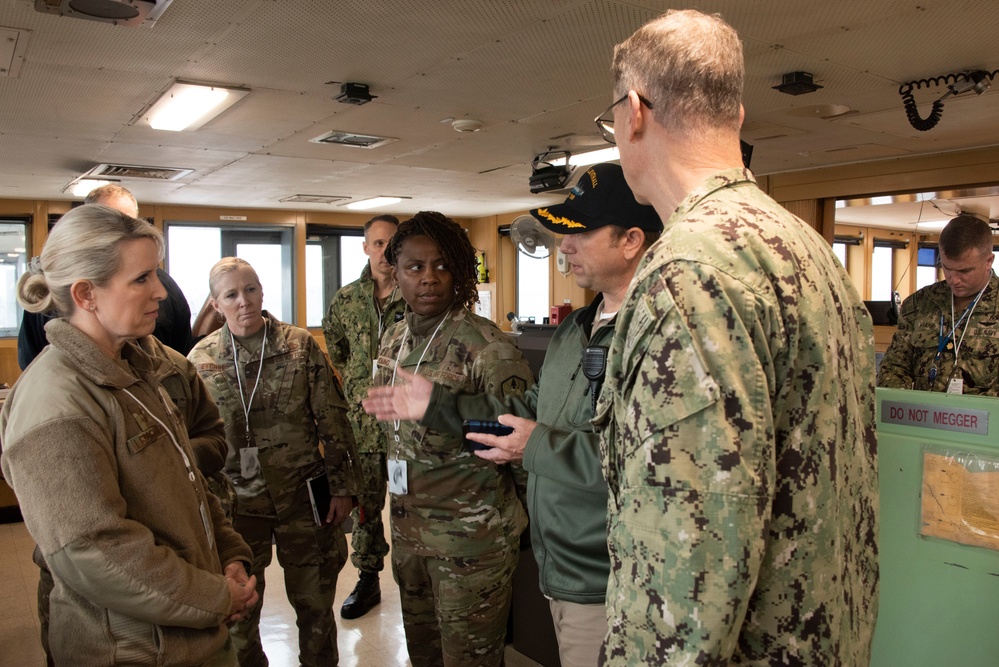 USTRANSCOM Director of Operations Visits MSC