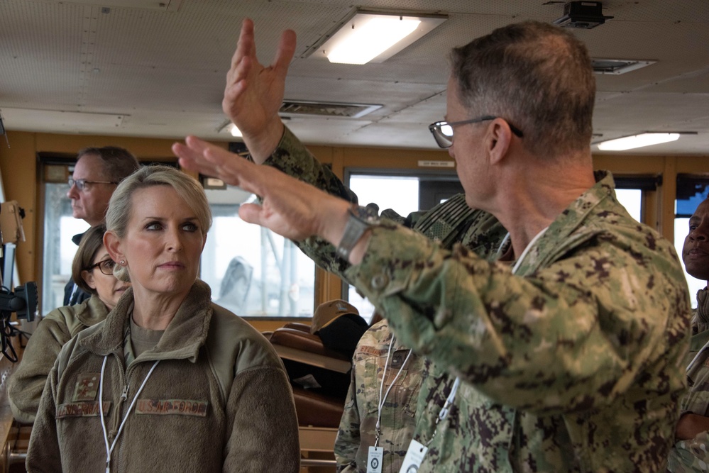 USTRANSCOM Director of Operations Visits MSC