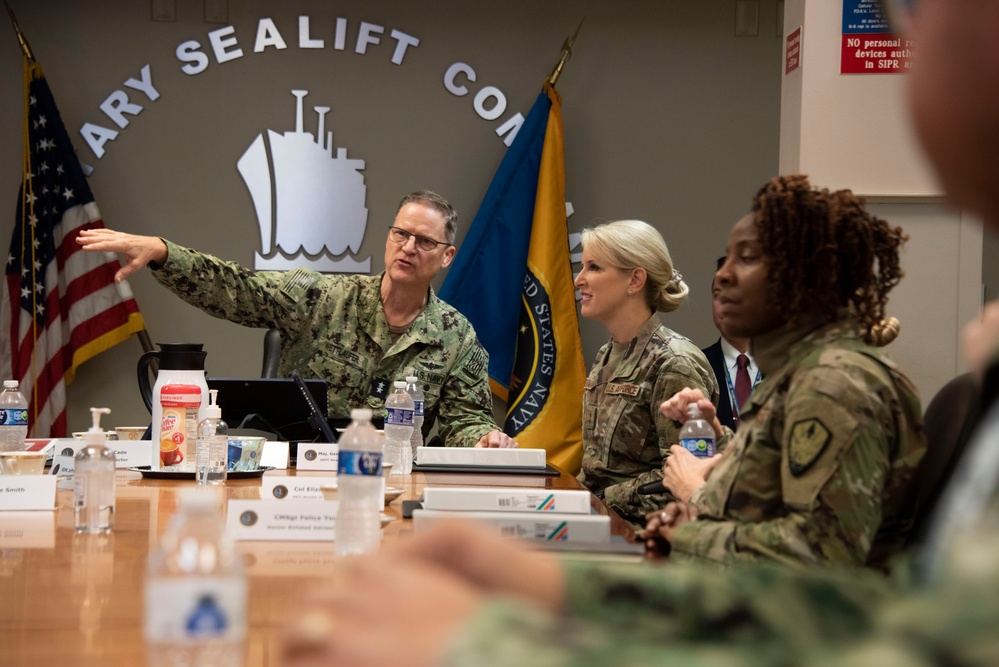 USTRANSCOM Director of Operations Visits MSC